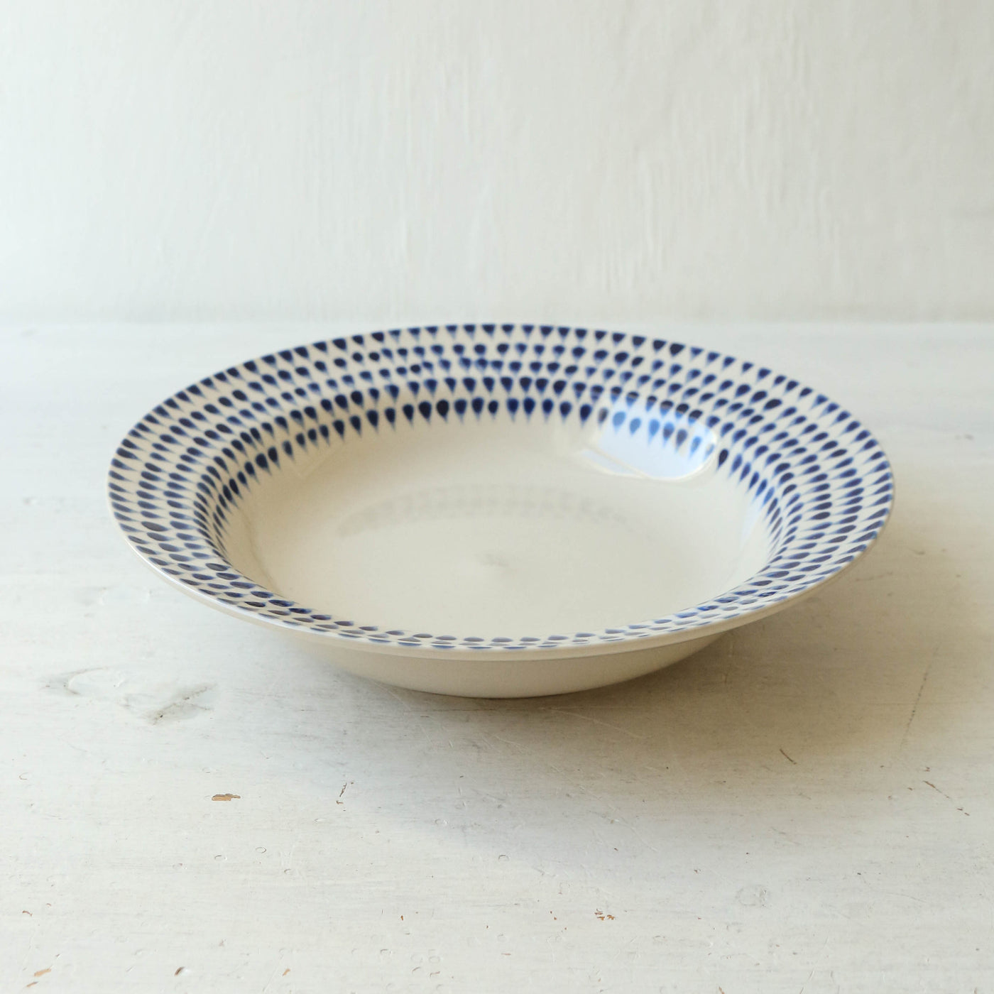 Indigo Drop Pasta Bowl