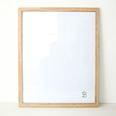 Solid Oak Wood Frame - 50 x 40cm