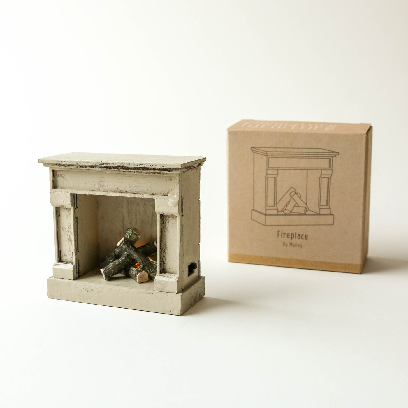 Maileg Fireplace - Off White