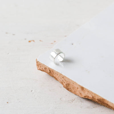 High Ear Cuff - Hammered
