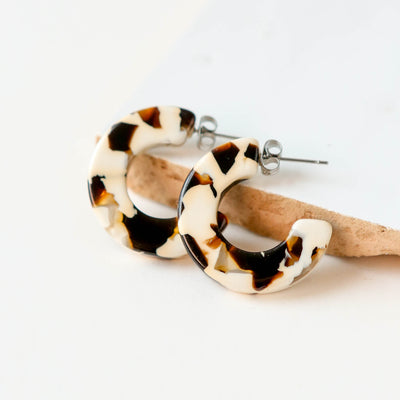 'Ray' Hoops in Coco Cream