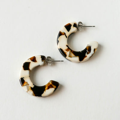 'Ray' Hoops in Coco Cream