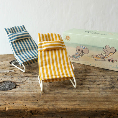 Beach Chair Set for Maileg Mice
