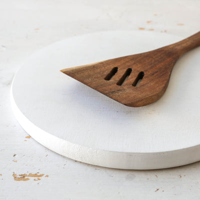 Acacia Wood Spatula With Holes