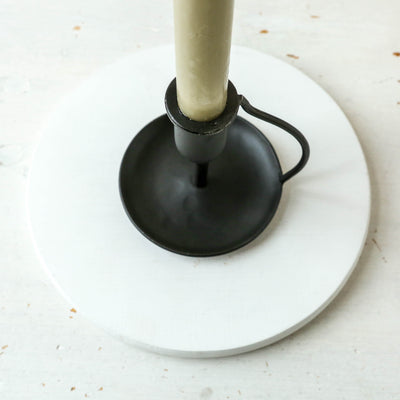 Ada Iron Candlestick - Antique Black