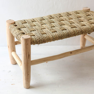 Woven Rustic Bench
