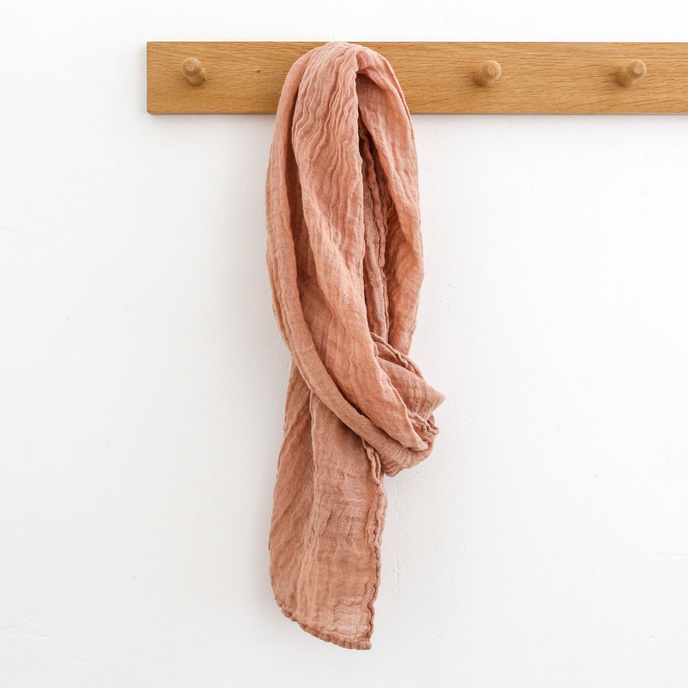 Soft Linen Scarf - Pink