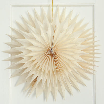 47cm 'Frost' Hanging Paper Star