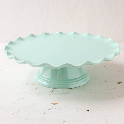 Mint Wave Melamine Cake Stand