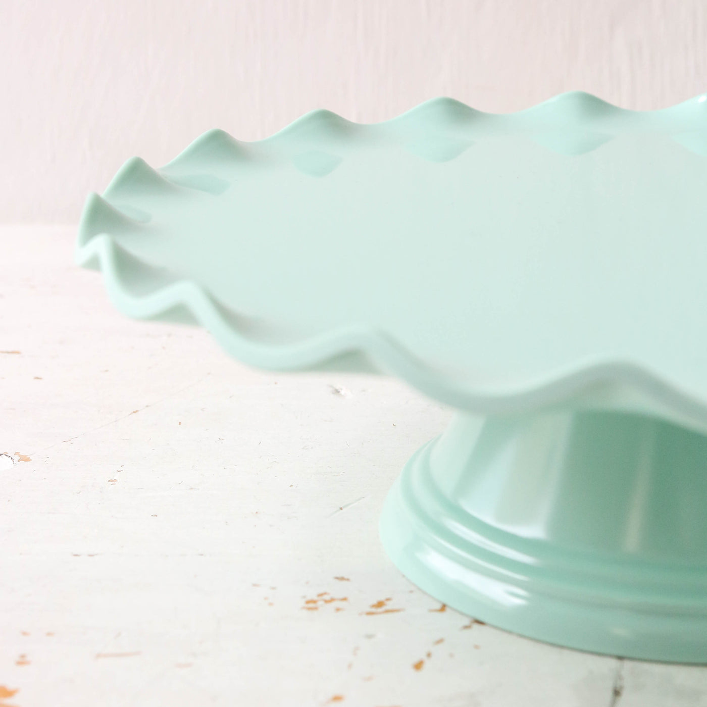 Mint Wave Melamine Cake Stand