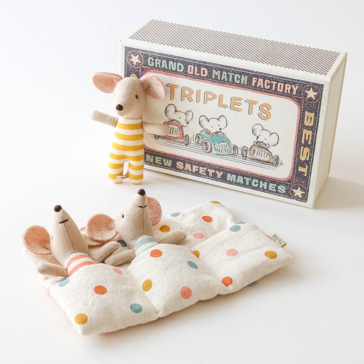 Baby Mice Triplet Toys in Matchbox