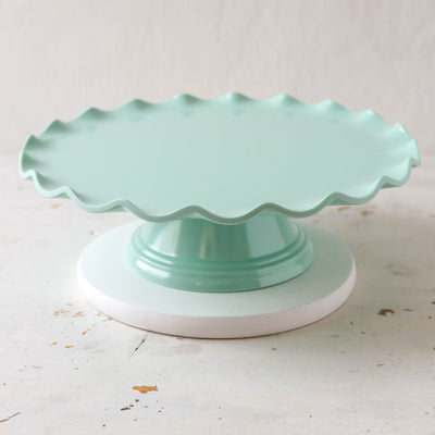 Mint Wave Melamine Cake Stand