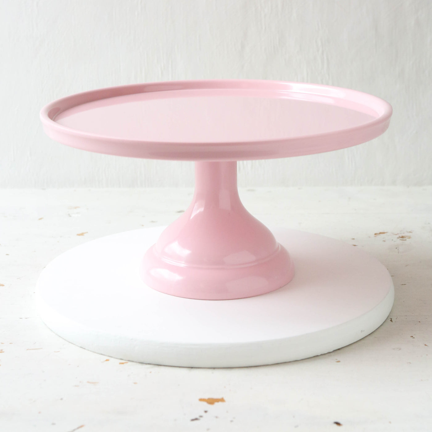 Small Pink Melamine Cake Stand