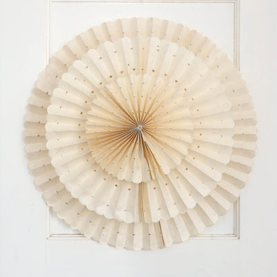 55cm 'Flake' Hanging Paper Christmas Decoration