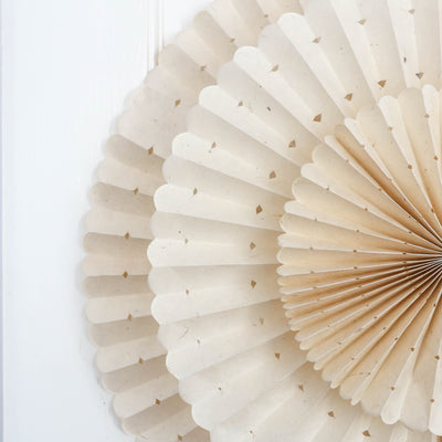 55cm 'Flake' Hanging Paper Christmas Decoration