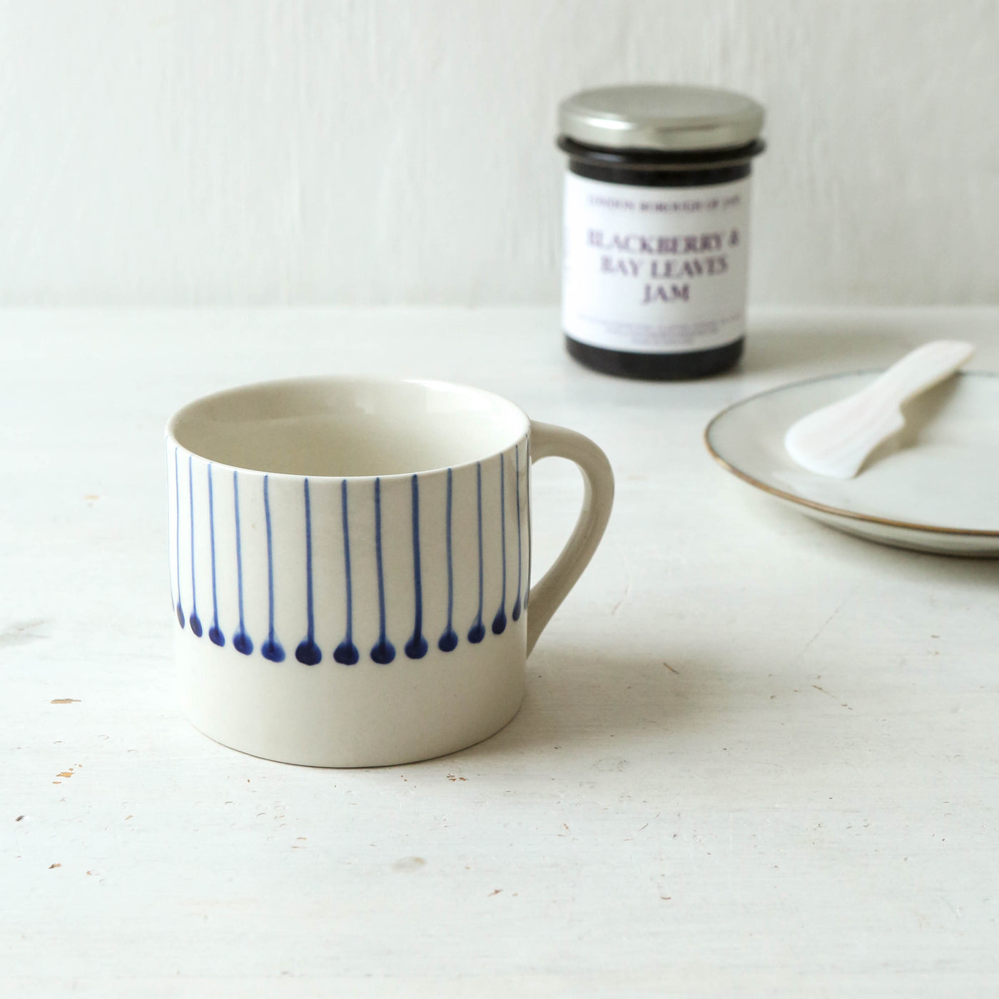 Iba Ceramic Mug - Small Indigo