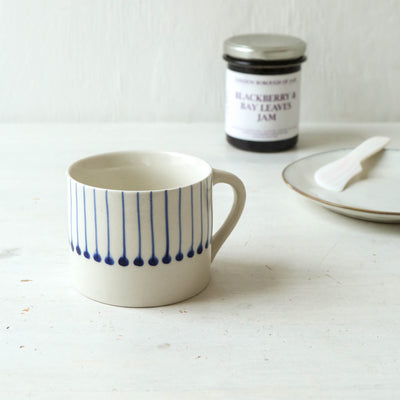 Iba Ceramic Mug - Small Indigo