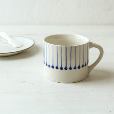 Iba Ceramic Mug - Small Indigo