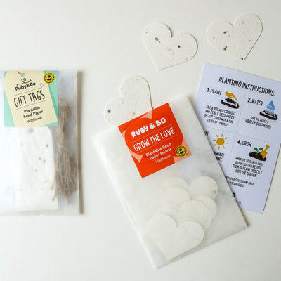 Plantable Seed Paper Gift Tags - Pack of 10