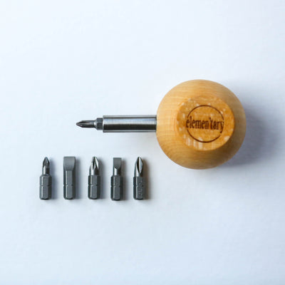 Traditional Hardwood Screwdriver Set - No.2