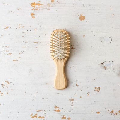 Pocket Wooden Hair Brush