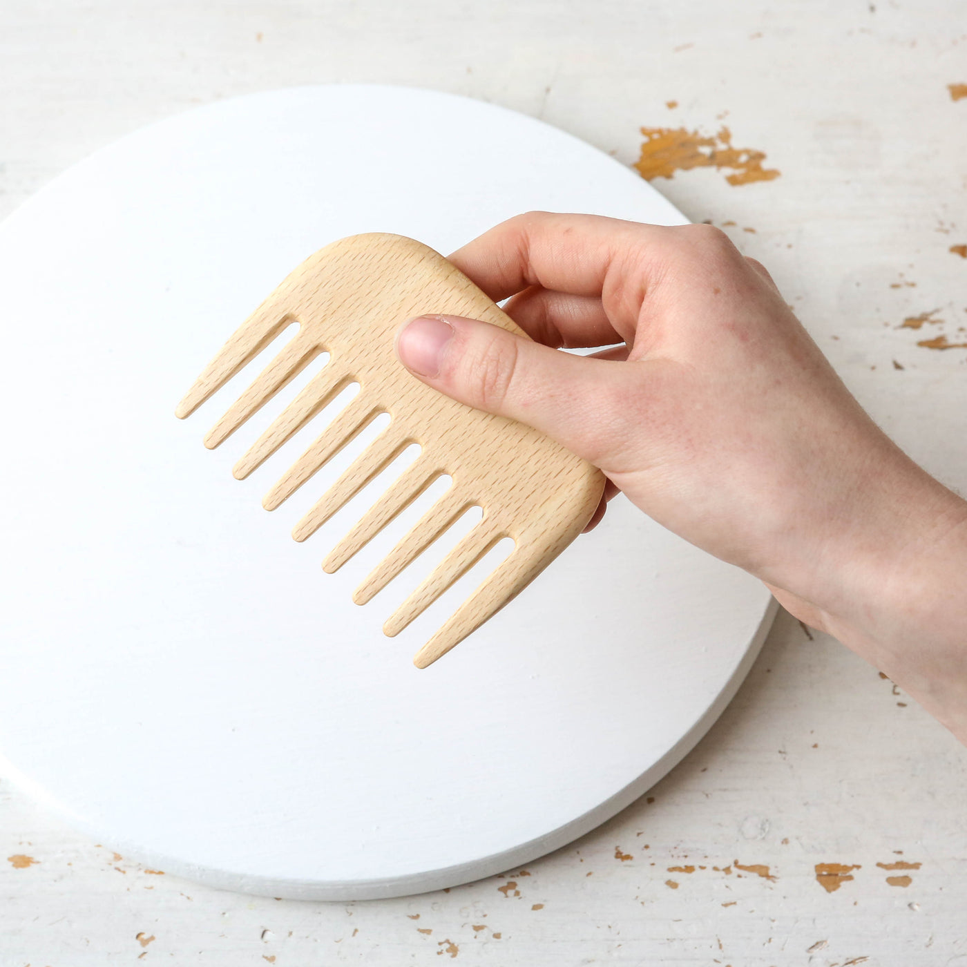 Wooden Detangle Comb