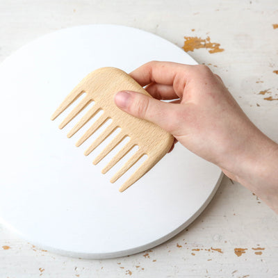 Wooden Detangle Comb