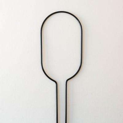 Mini Black Plant Stake - Hoop