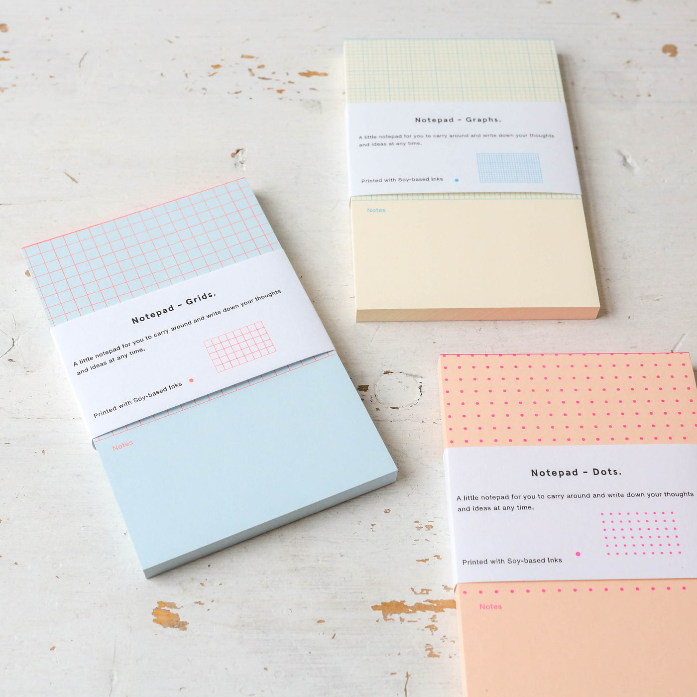Mini Notepads - Grids, Graphs or Dots