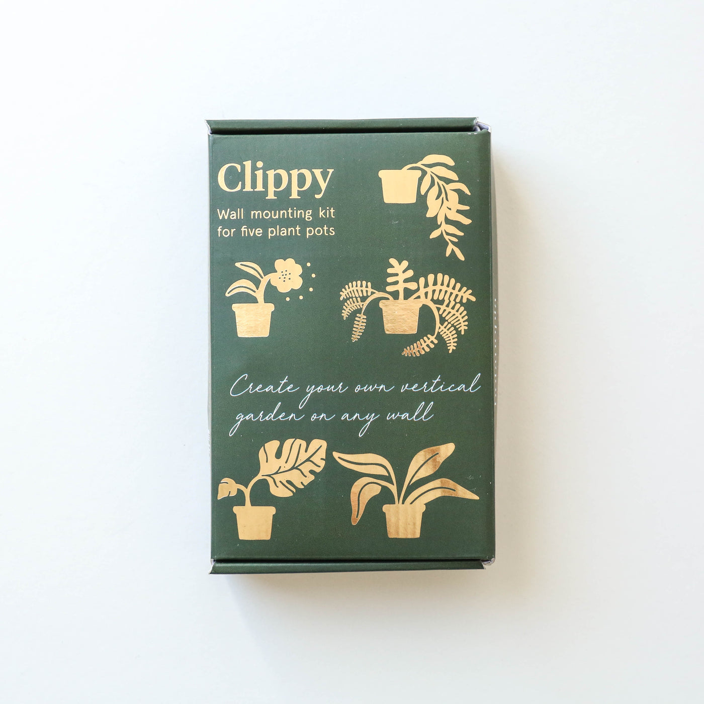 Clippy – Wall mounting kit for 5 plant pots