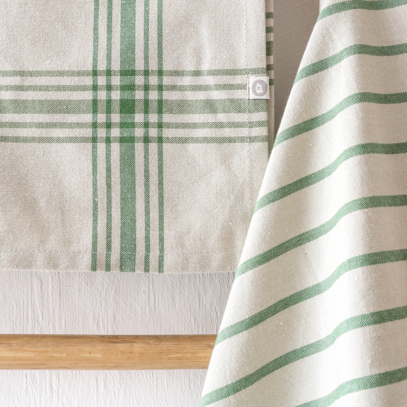 Pair of Chef Tea Towels - Green