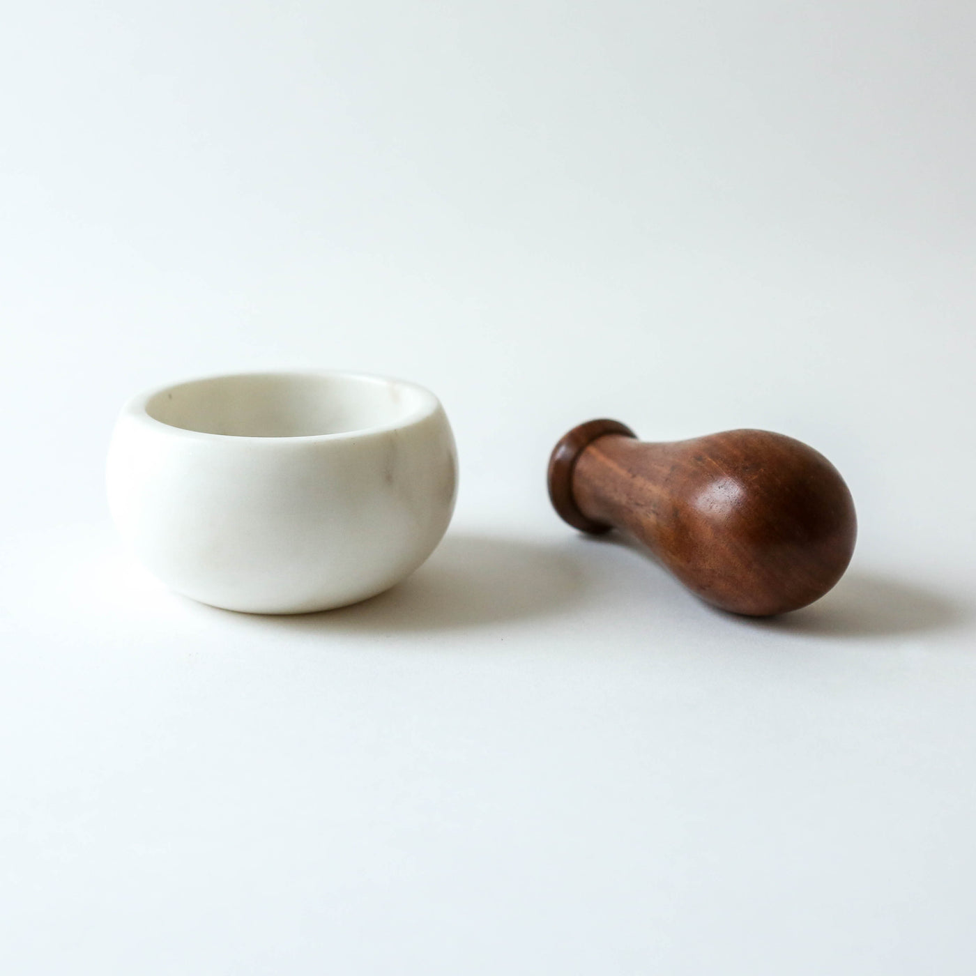 Marble Mortar & Wood Pestle