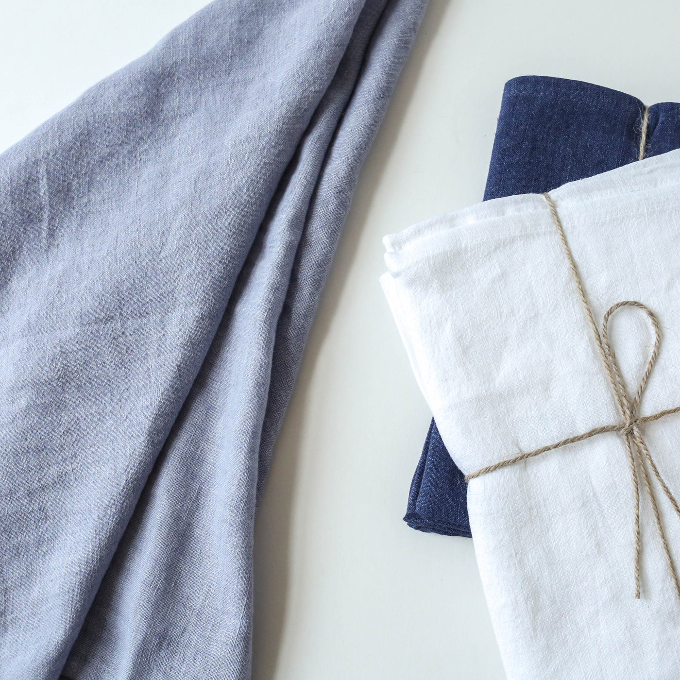 Pair Of Linen Tea Towels