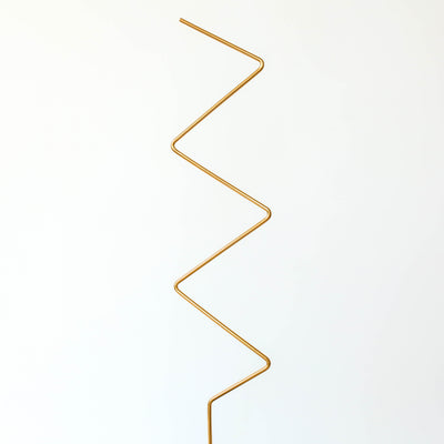 Golden Plant Stake - Zig Zag