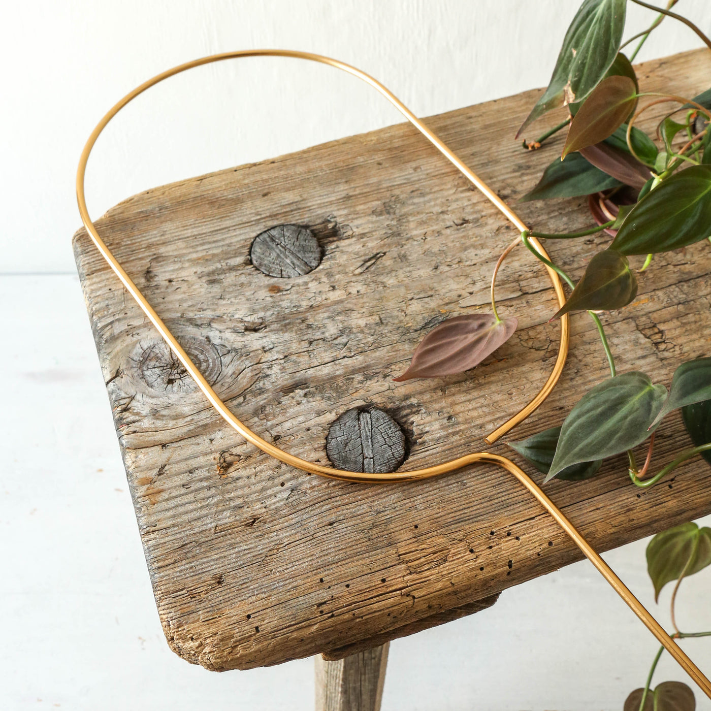 Golden Plant Stake - Arch