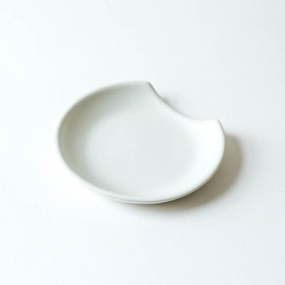 Stoneware Spoon Rest - White