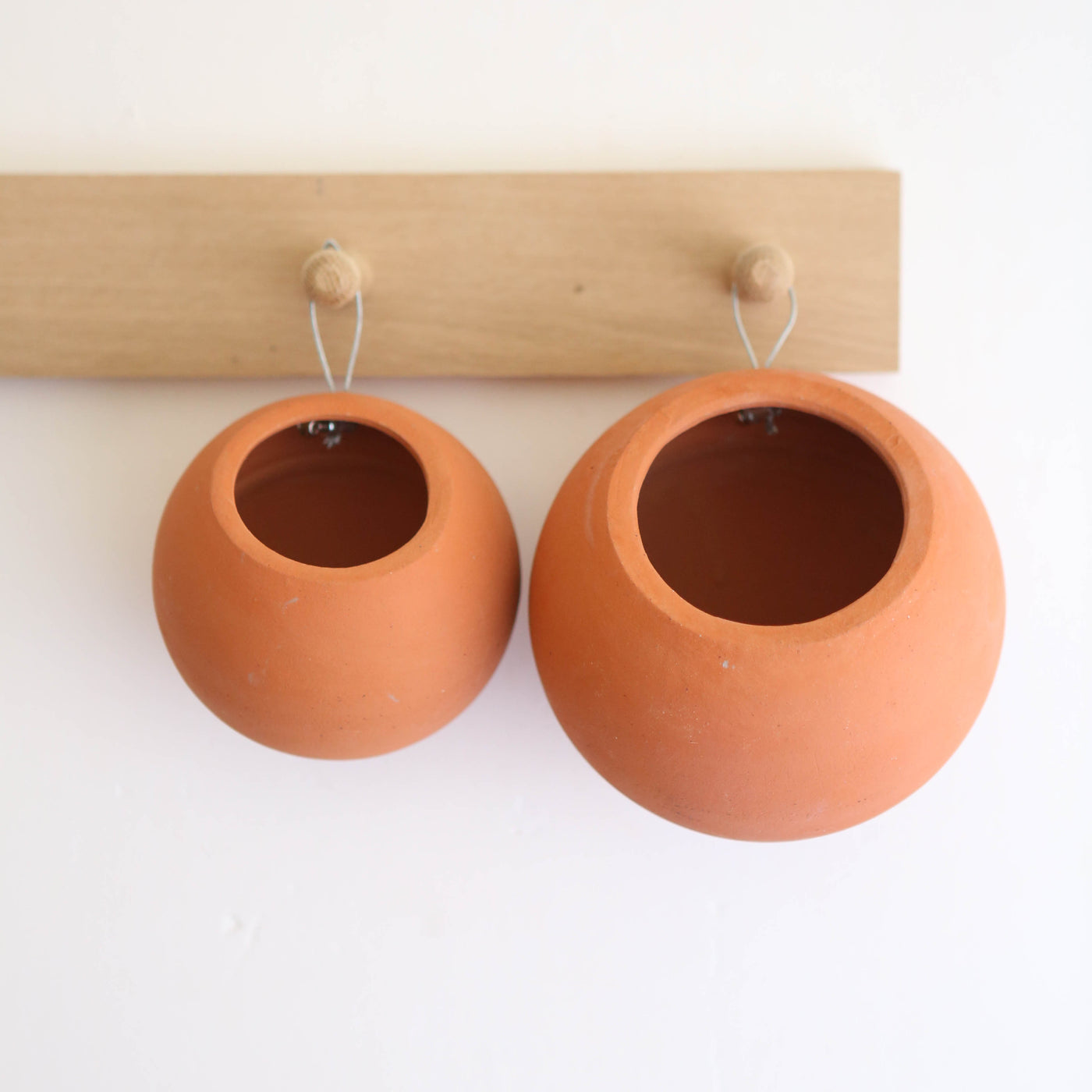 Terracotta Wall Hanging Plant Pot - Large