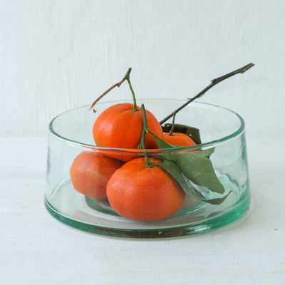 Low Recycled Glass Dish
