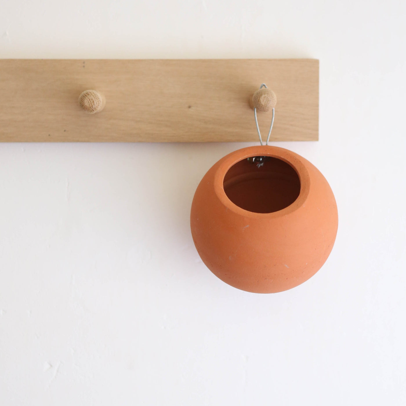 Terracotta Wall Hanging Plant Pot - Medium
