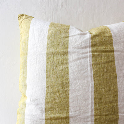 Kelp Stripe Cushion Cover