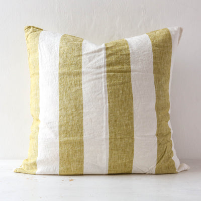 Kelp Stripe Cushion Cover