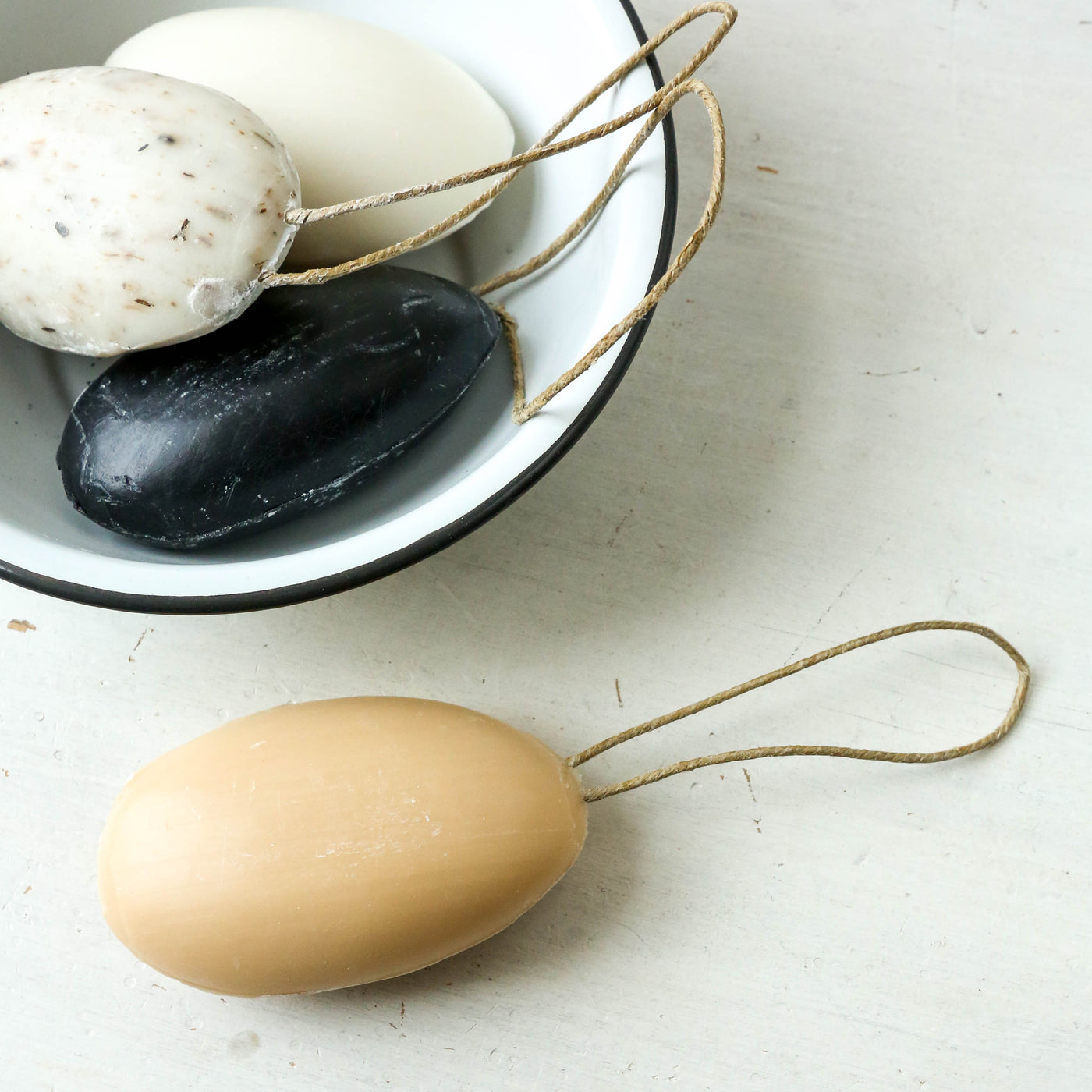 Pebble Soap on a Rope