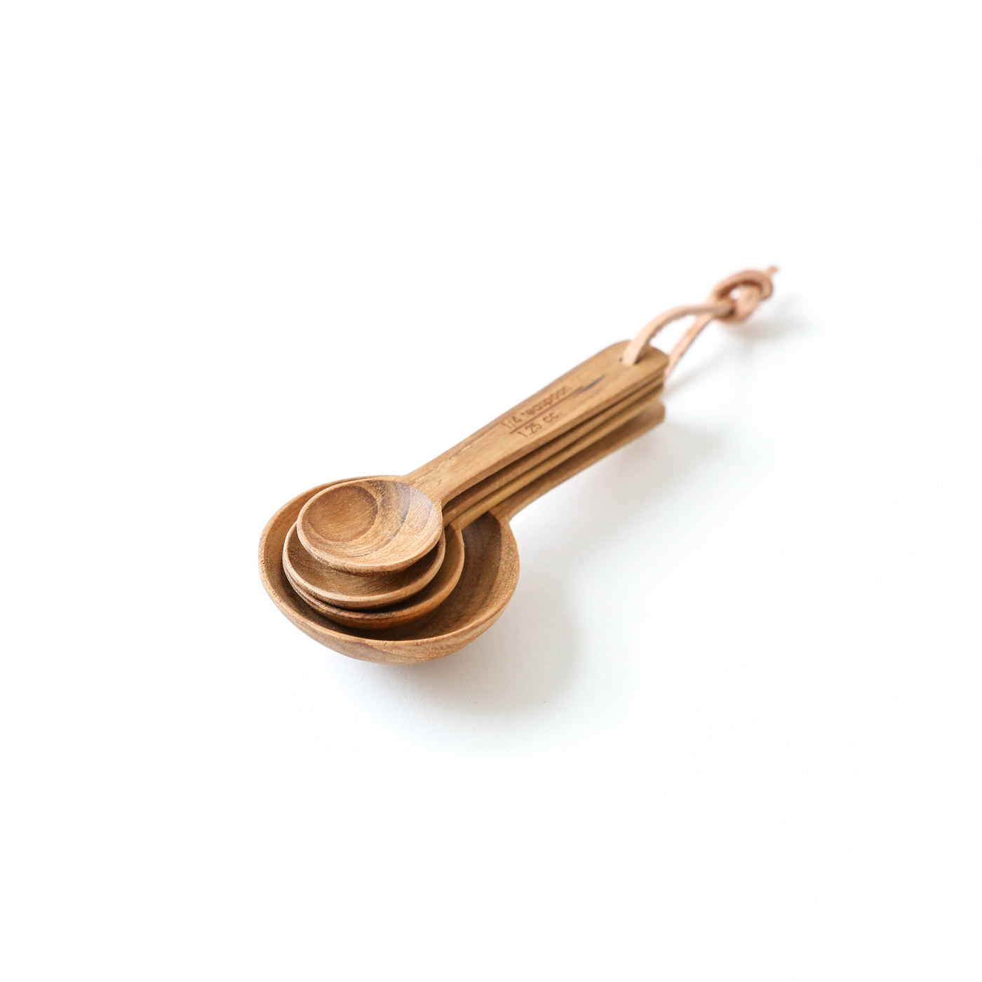 Teak Measuring Spoon Set of 4