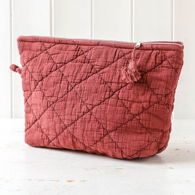 Quilted Toiletry Bag