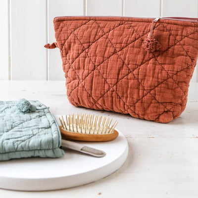Quilted Toiletry Bag