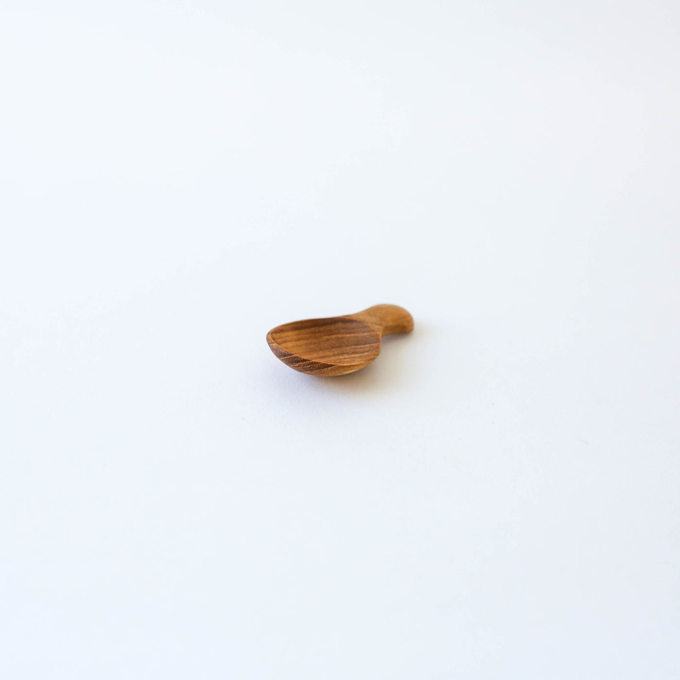 Round Teak Mini Scoop