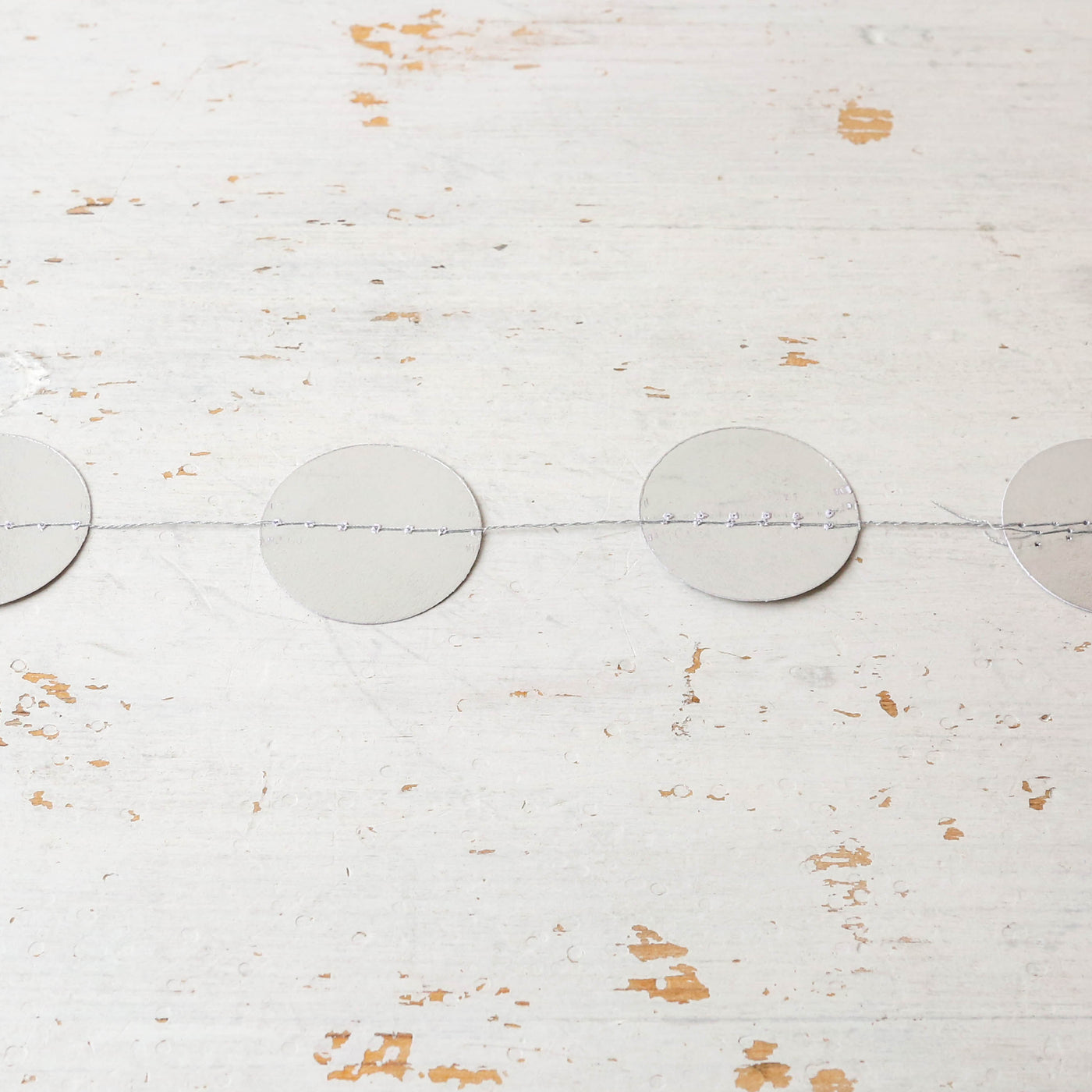 2m Foiled Paper Disc Garland - Small
