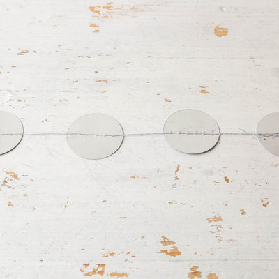 2m Foiled Paper Disc Garland - Small