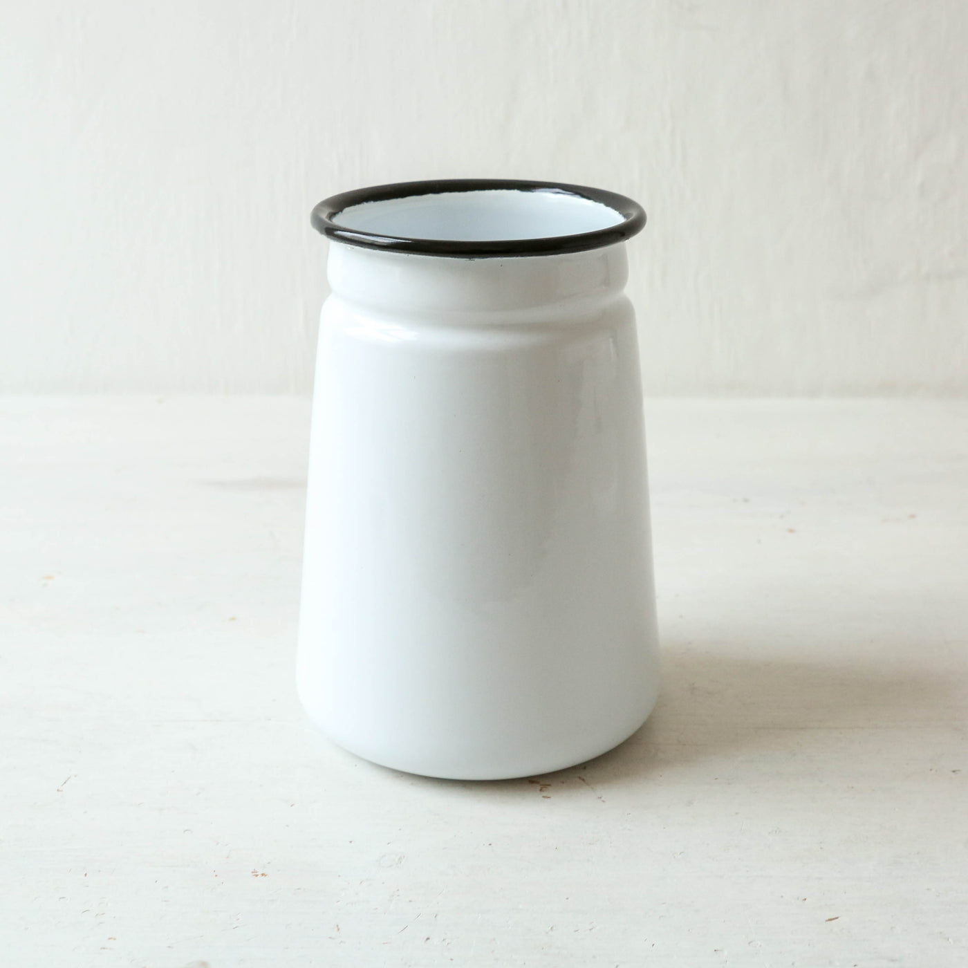 White Enamel Vase