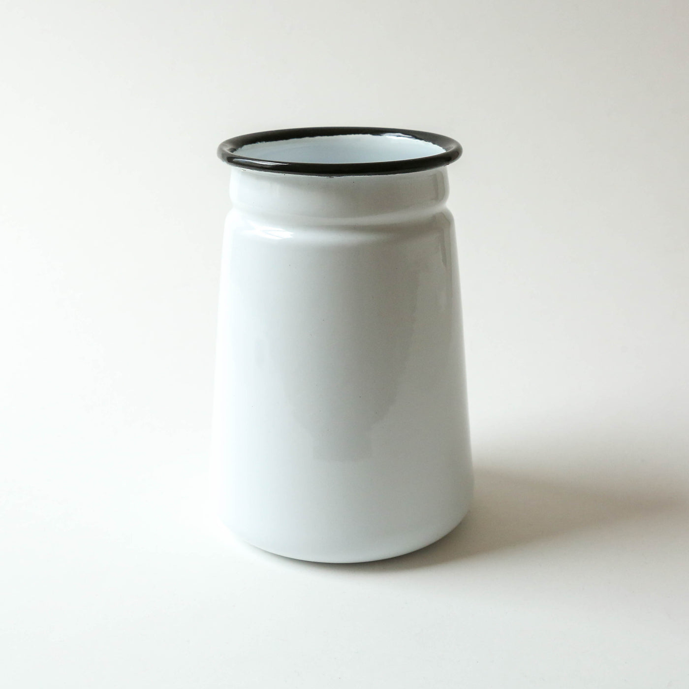 White Enamel Vase